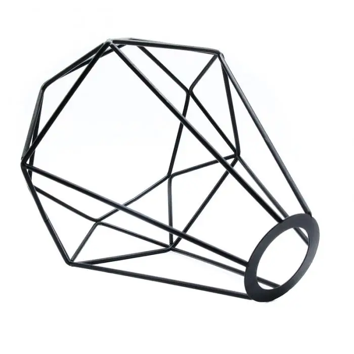 Геометрический подвесной металлический светильник в стиле ретро, винтажный подвесной светильник, абажур, железная клетка CLH@ 8