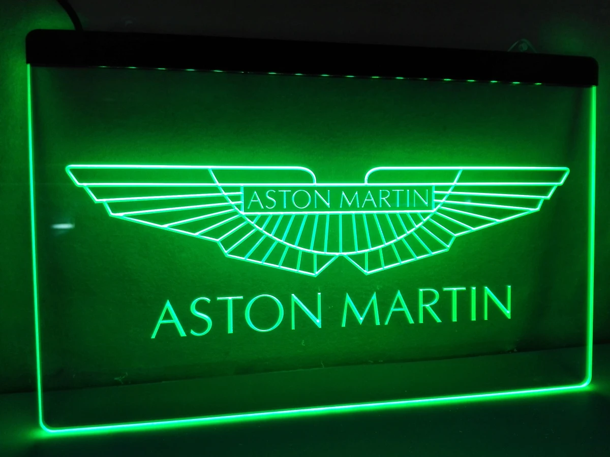 LG147-Aston martin светодиодный неоновый свет знак повесить знак домашнего декора ремесла