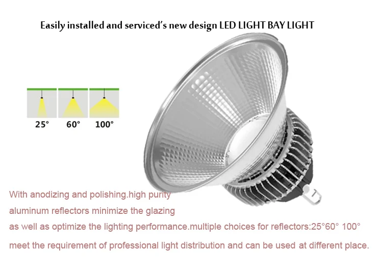 Led high bay ligh дизайн 150 Вт led high bay свет лампа перегородки профессиональное распределение света