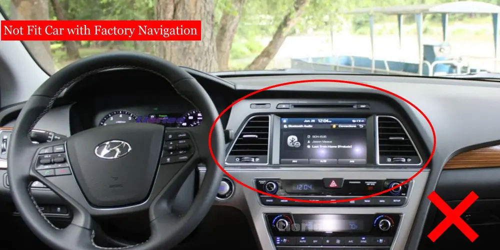 Perfect Car DVD Player For Hyundai Sonata New Rise 2015-2017 GPS Navi Navigation Android A53 Processor IPS LCD Screen Radio BT USB AUX 5