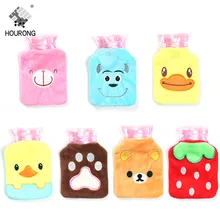 Милые грелки для рук и ног, согревающие Мультяшные бутылки для наполнения воды, грелки, зимние портативные бутылки для теплой воды