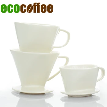 

1PC Free Shipping Espresso V60 Coffee Dripper Ceramic V60 Dripper 101 102 103