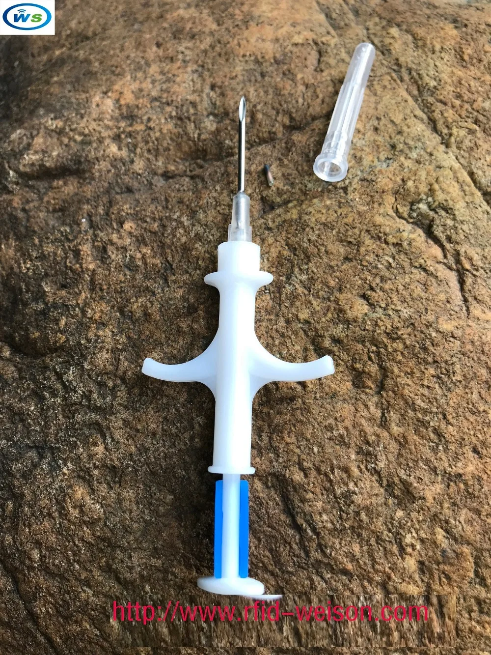 

1.4*8 60PCS/lot FDX-B ISO11784/785 RFID Id Injector Pet Glass Tag Microchip Syringe for animals Pig Cow Cattle Horse Dog Fish