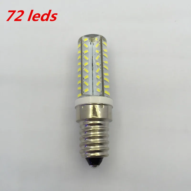 Миниатюрная светодиодная SMD лампа E14 3014 64/72/104 светодиодов хрустальная люстра 220 В