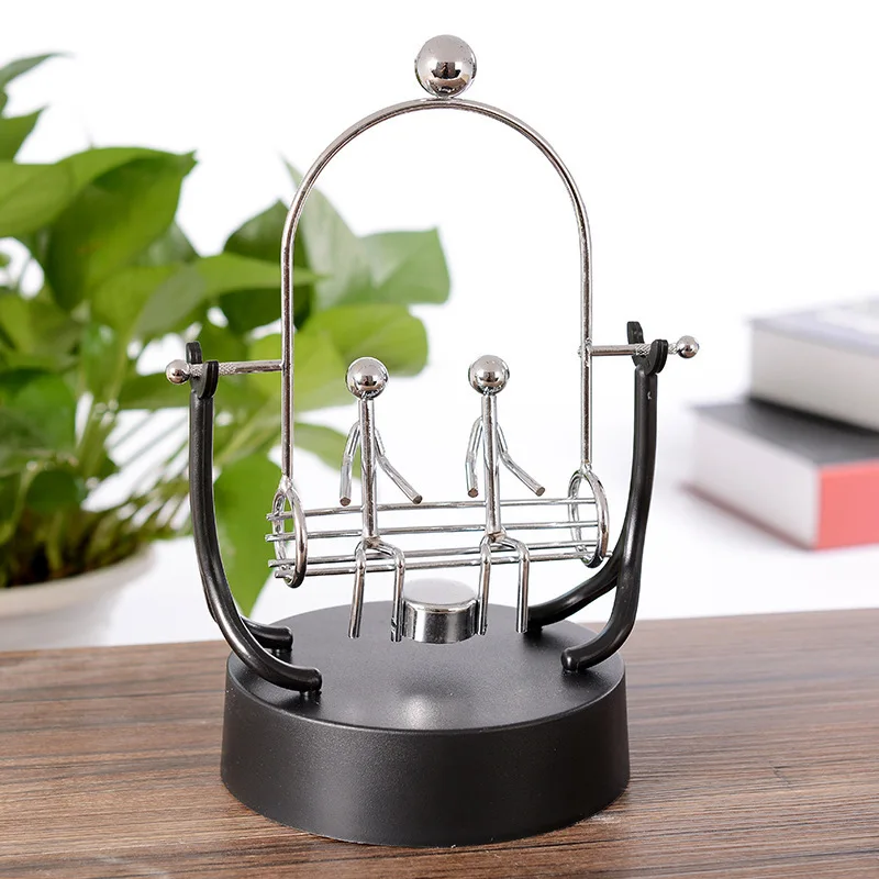 

Creative New Home Desk Decoration Physics Science Perpetual Balance Weight Newton Pendulum Moving Celestial Body Wobble Device