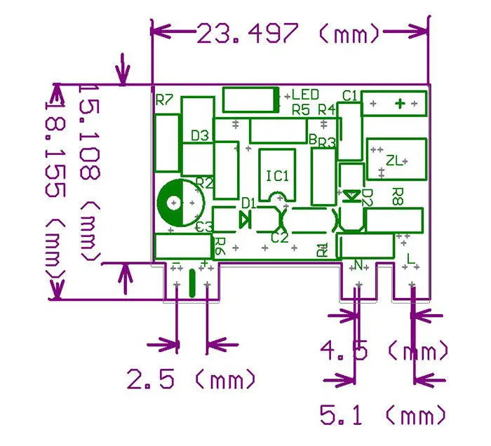 Mini AC DC 110V 120V 220V 230V to 12V 3W 300MA преобразователь платы изолированный импульсный