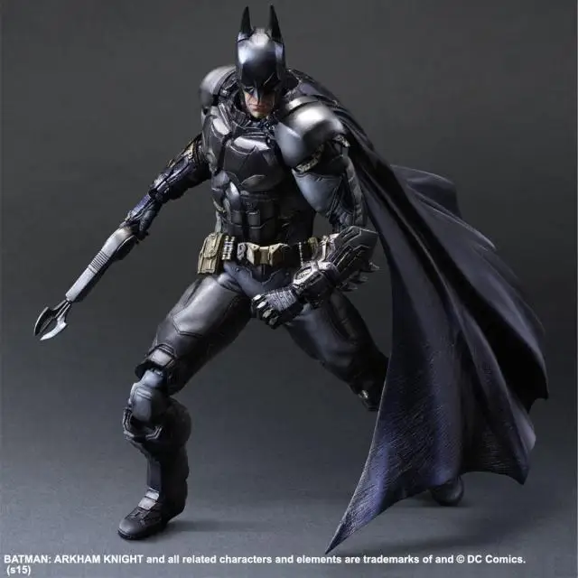 PlayArts KAI Batman Arkham Knight ПВХ фигурка Коллекционная модель игрушки 27 см