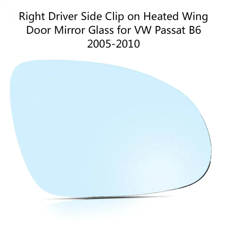 1pcs Right Driver Side Clip on Heated Wing Door Mirror Glass for VW Passat B6 2005 2006 2007 2008 2009 2010 | Автомобили и