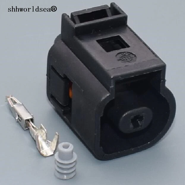 

shhworldsea 2/5/30/100sets Engine Oil Pressure Switch horn plug waterproof connector 1J0 973 701 A 1J0973701A for audi for vw
