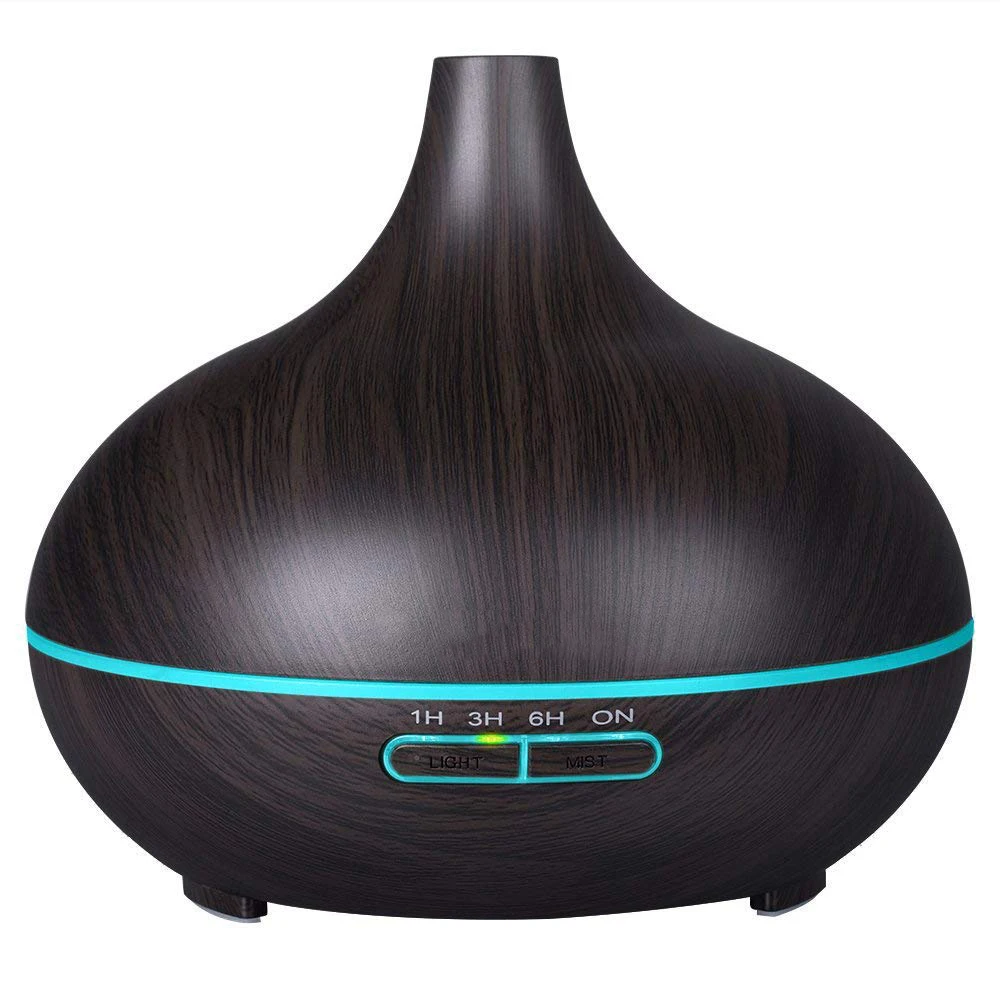 

Ultrasonic Aromatherapy Essential Oil Diffuser Cool Mist Humidifier with Color LED Lights Changing and Waterless Auto Shut-off
