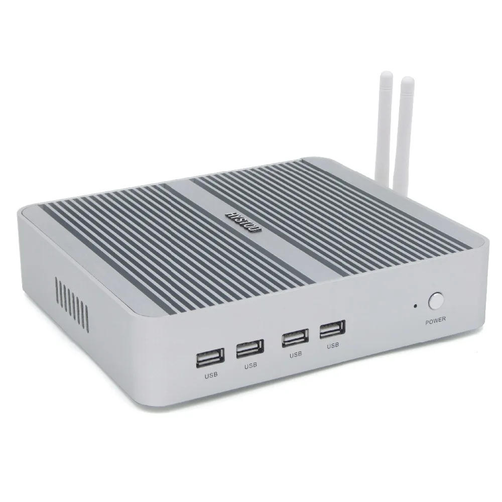 HYSTOU Intel Core i5 8250U i3 7100U i5 7200U I7 5550U Kaby Lake sin ventilador Mini PC Windows Gráficos HD Intel 620 Mini computadora