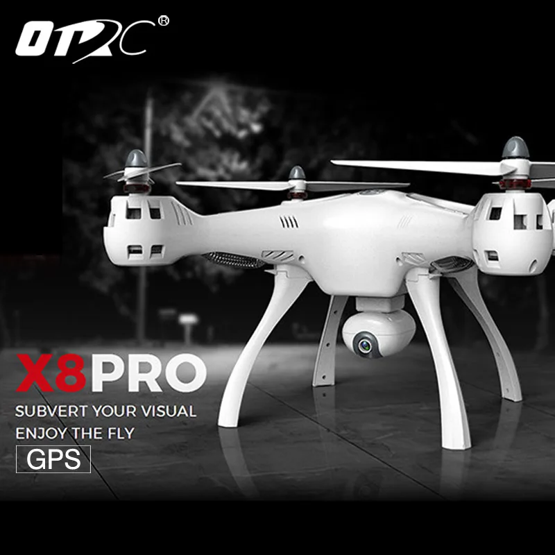 OTRC X8PRO gps Радиоуправляемый Дрон с Wifi камерой HD FPV селфи дроны 2,4G 4CH Профессиональный Квадрокоптер в реальном времени Вертолет SYMA