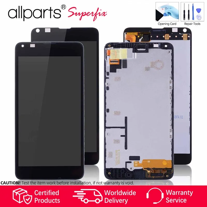 

5.0"Original Display For Microsoft Lumia 640 Display Touch Screen with Frame Replacement For Nokia Lumia 640 LCD Display Black