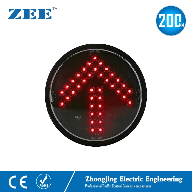 

8inches 200mm Red Arrow LED Traffic Light Modules Arrow LED Signals 220V 12V 24V LED Lamps