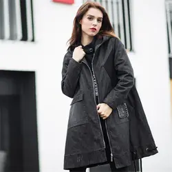 2018 Женская куртка-бомбер Толстая куртка с капюшоном зимняя модная уличная куртка с принтом граффити Harajuku верхняя одежда куртки Женское