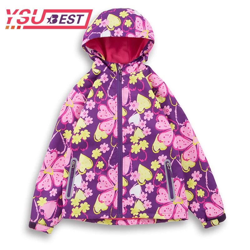 Children Jackets Double deck Waterproof Jackets Polar Fleece 2018