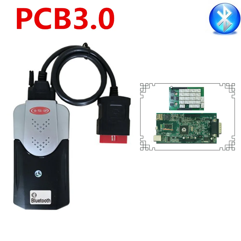 

bluetooth 2015 R1 Newest VD TCS CDP Pro V3.0 PCB Board A++ Quality Auto OBD2 Diagnostic Scanner For Cars/Trucks DHL Free