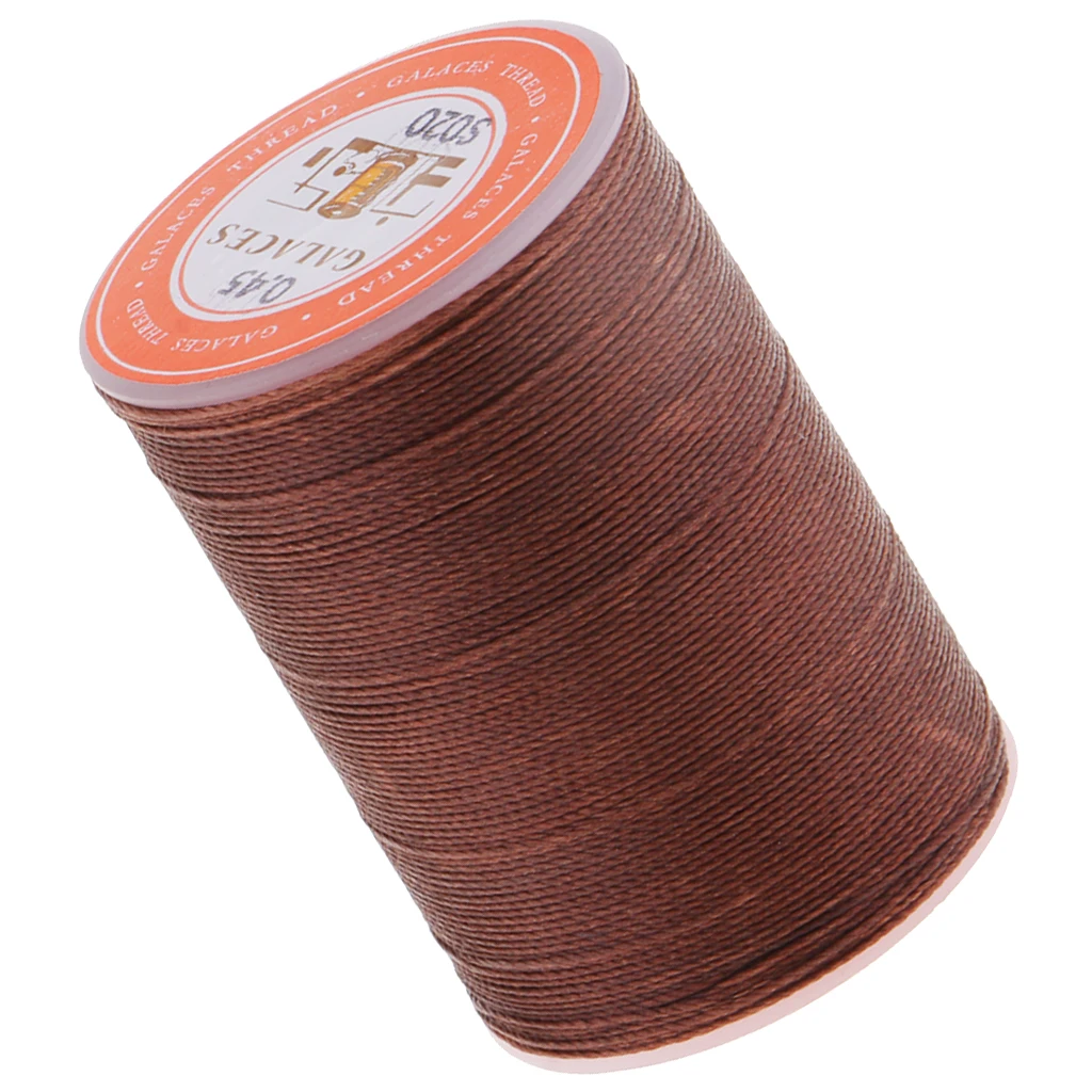 12 Colors 0.45mm Durable Leather Sewing Waxed Thread Cord For DIY Handicraft Tool Hand Stitching Thread 85 Meters