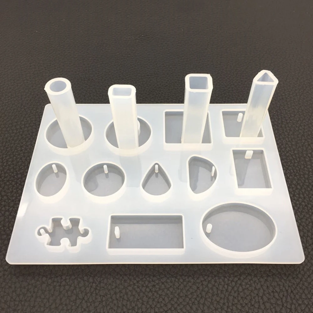 

5 In 1 Earring Crystal Bracelet Pendant Mold Set Silicone DIY Water Drop Epoxy Resin Casting Craft Handmade Tools Jewelry Making