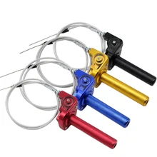 22 мм ЧПУ Алюминий Acerbs дроссельной заслонки ручка Быстрый Twister+ Дроссельной заслонки CRF50 70 110 ирбис 125 250 Байк мотоцикл