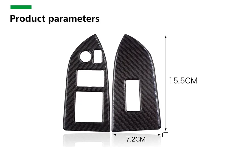 Airspeed for Subaru BRZ Accessories Subaru BRZ Stickers for Toyota 86 Carbon Fiber Interior Trim Car Window Switch Button Frame (14)