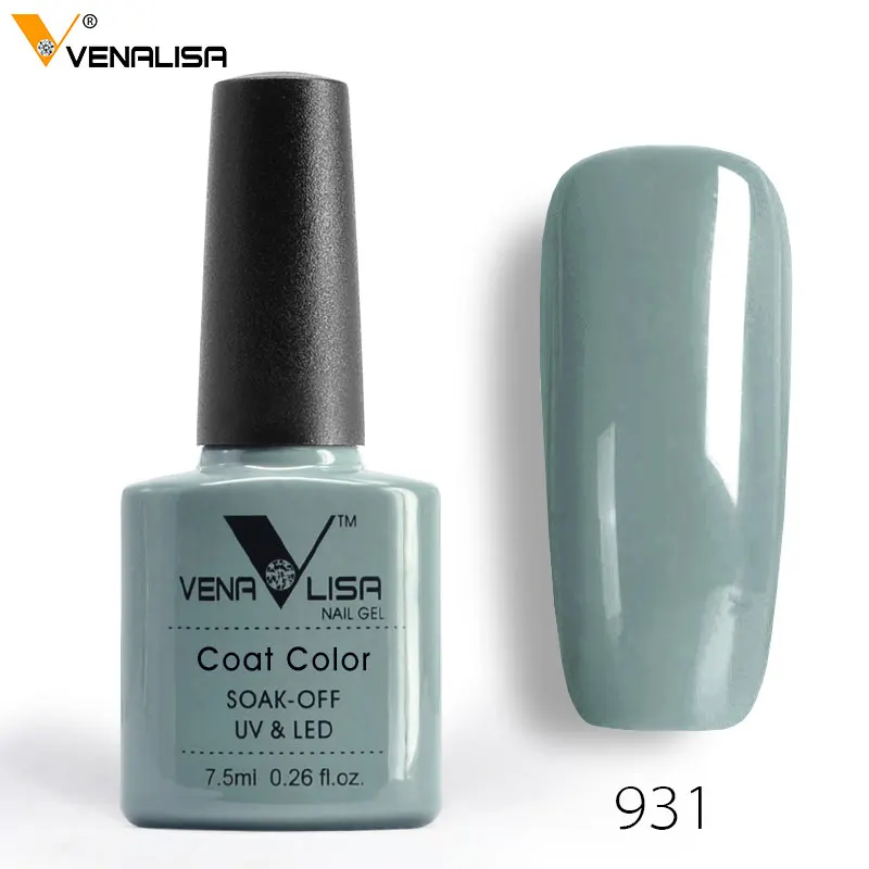 Поставка для дизайна ногтей Venalisa модный УФ-Гель-лак 7,5 мл замачиваемый лак для ногтей лак для рисования дизайн Гель-лак комбинация - Цвет: 931