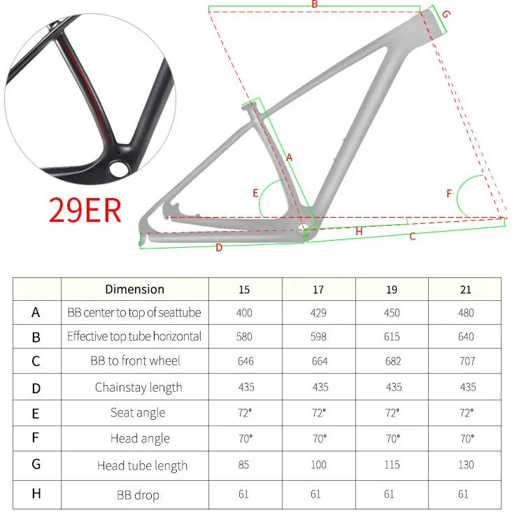 Sale Costelo SOLO 2 carbon Mountain Bike Frame MTB Bicycle Carbon Frame UD Carbon Fiber Bicycle Frame with headset 27.5er 29er 3