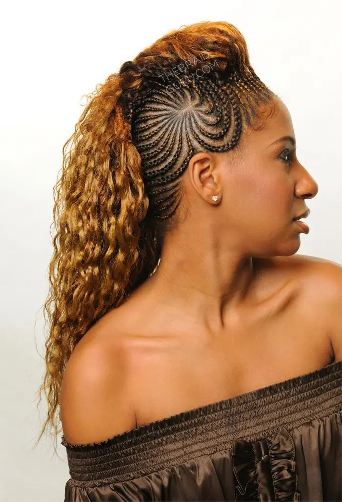 Long High Deep Wave Blonde Drawstring Ponytail Clip In Virgin