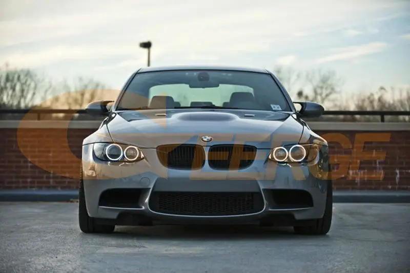 Для BMW 3 серии E90 E92 E93 M3 2007-2013 Coupe cabriolet ксеноновая фара отличная ультра яркая smd комплект светодиодов «глаза ангела» DRL