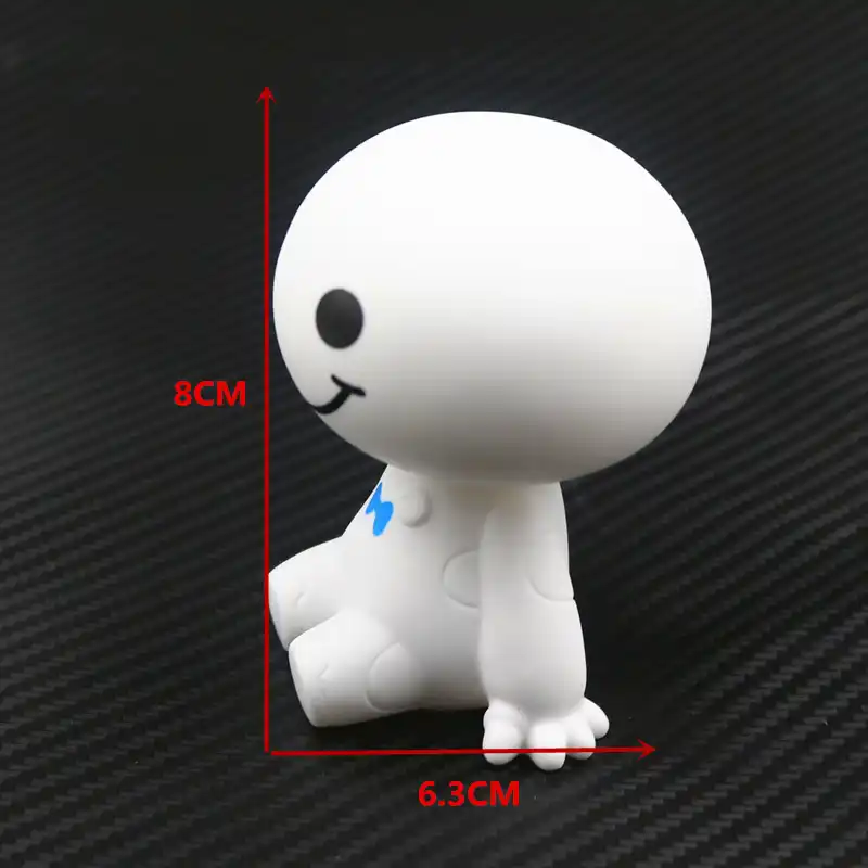 Pl/ástico De Dibujos Animados Baymax Robot Sacudiendo La Cabeza Figura Adornos Para Autom/óviles Auto Decoraciones Interiores Big Hero Toys Ornament Car-Styling # 2