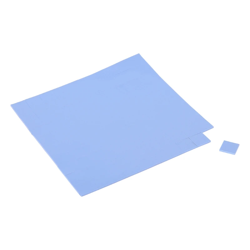 

100 Pcs 100x100x1mm GPU CPU Thermal Pad Silicone Heatsink Cooler Conductive Pads