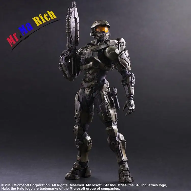 

Gioca Arts Kai Halo 5 Guardiani No. 1 Master Chief Action Pvc Figure Da Collezione Toy Model 26 Cm