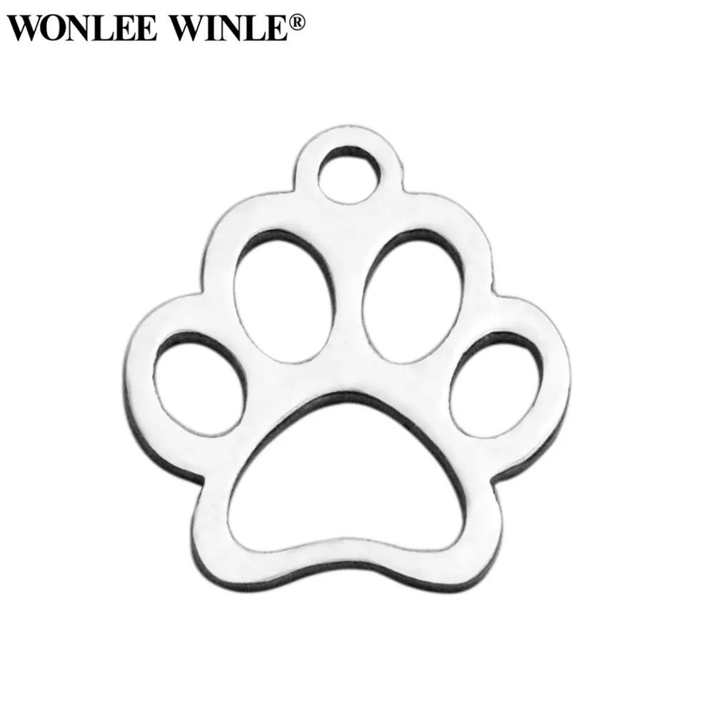 Wonlee Winle DIY полностью полированная 316l нержавеющая сталь любовь мои питомцы
