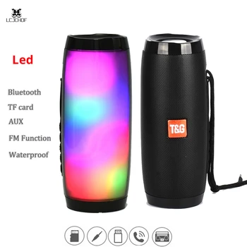 

LED Bluetooth Speaker 10W Bluetooth Portable Sound Box HIFI Stereo Bass PC Wireless Column FM Radio USB Subwoofer For HUAWEI