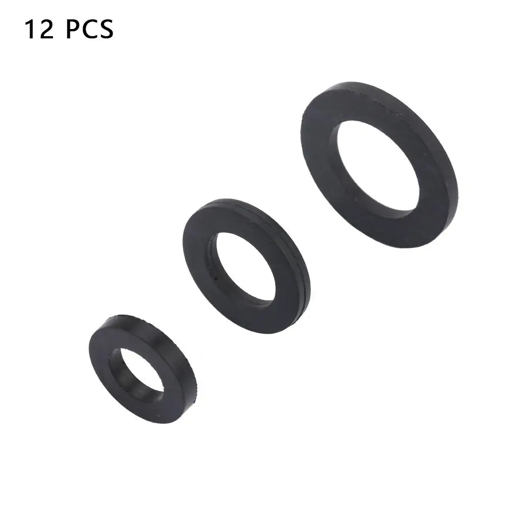 12pcs Washer Ring Shower Faucet Water Pipe Rubber Replacement For