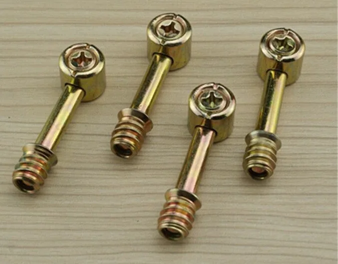 Buy 60sets/lot M6 Dowel Bolts Barrel Cam Furniture Bed