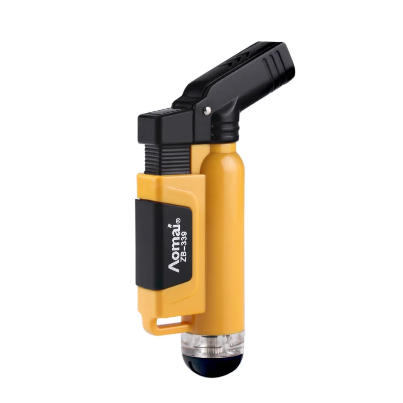 

Hot Compact Butane Jet Lighter Torch Lighter Fire Windproof Spray Gun Turbo Pipe Lighter 1300 C NO GAS