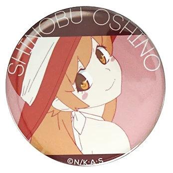 Monogatari Аниме Bakemonogatari Hitagi Senjougahara Oshino Shinobu Sinobu Mayoi Nadeko Tsukihi Tsubasa металлический значок брошь на булавке - Окраска металла: 06 Shinobu