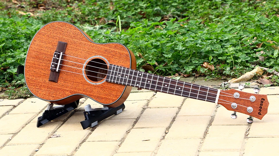 26 inchTenor Гавайская Гитара ручной работы из красного дерева samll струнные Гавайи guitarra ukelele уке музыкальный инструмент+ мешок