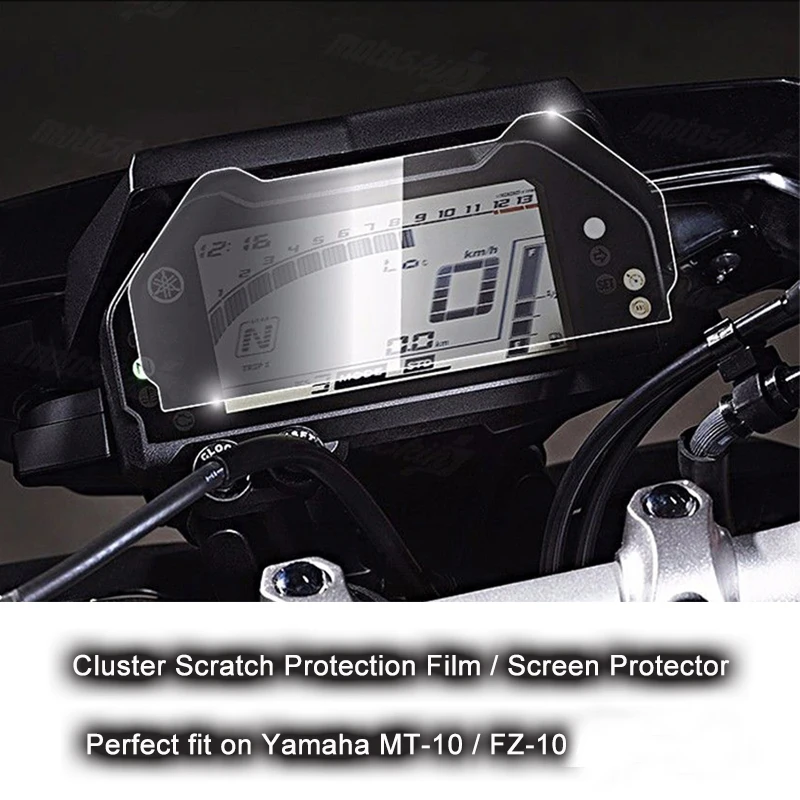2017 New For Yamaha MT-10 MT10 FZ-10 FZ10 SP Cluster Scratch Protection Film Screen Protector for Yamaha MT-10 FZ-10 FZ-10 SP (1)