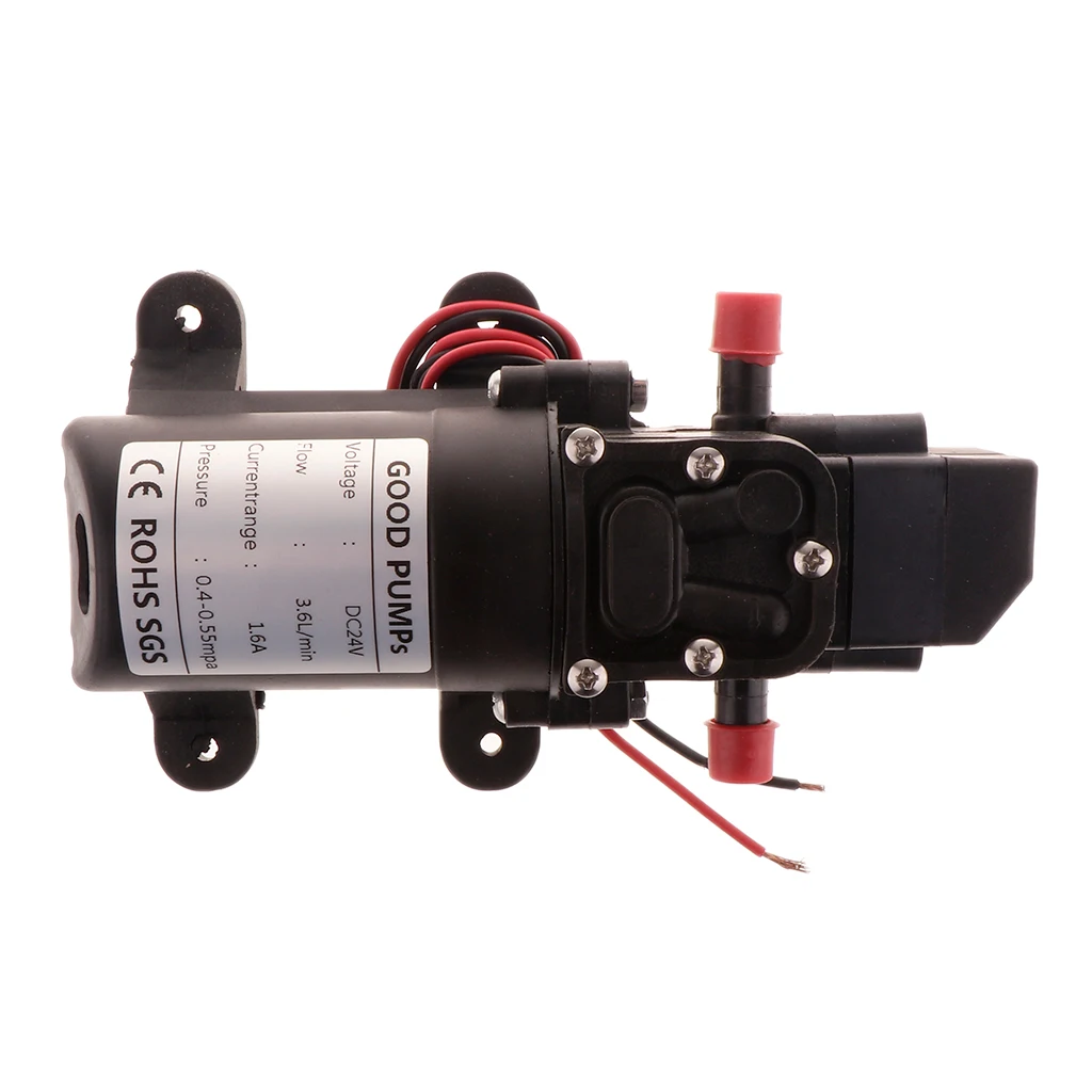 12-24V High Pressure 3.6L/min Water Pump Car Boat Wash Spray Transfer Pump Utility Pumps for Water Purification Treatment	