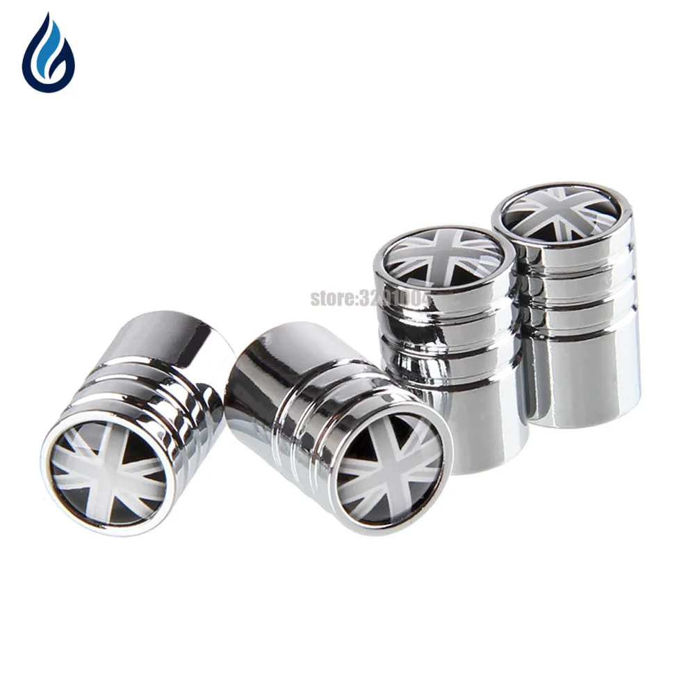 

Car Styling Wheel Tire Valve Stems Caps Cover For British Flag for Land Rover Range Rover Jaguar Bentley BMW X3 Ford Mercedes Vw