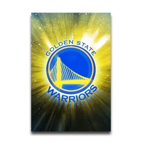 Large Vintage Home Decoration Antique Poster Golden State Warriors