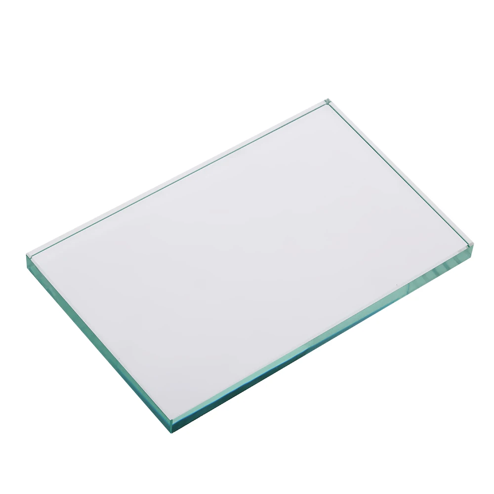 Dental Lab Mixing Glass Slab Glass Plate Board Size 124*78*7mm For Dental Mater Teeth Whitening