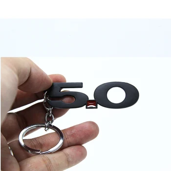 

Car Keyring Keychain Key Chain Auto Ring Holder For Land Rover SUV Ford Mustang GT 500 Cobra V8 COYOTE 5.0 Styling Accessories