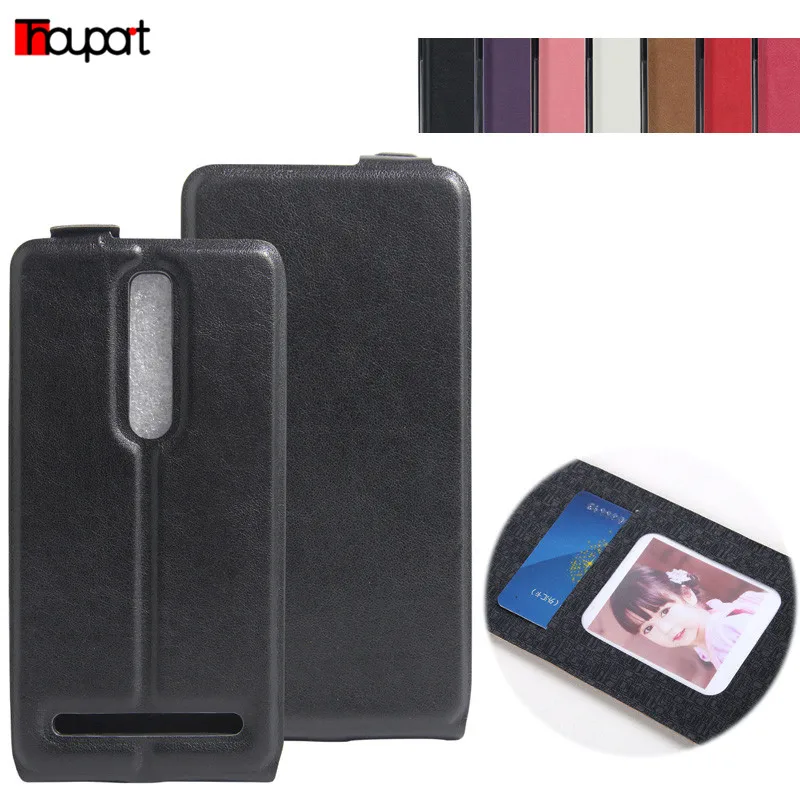 

Zenfone2 5.5" Luxury Phone Protector Cases For Asus Zenfone 2 ZE551ML ZE550ML Case Flip Leather & TPU Cover With Photo Frame