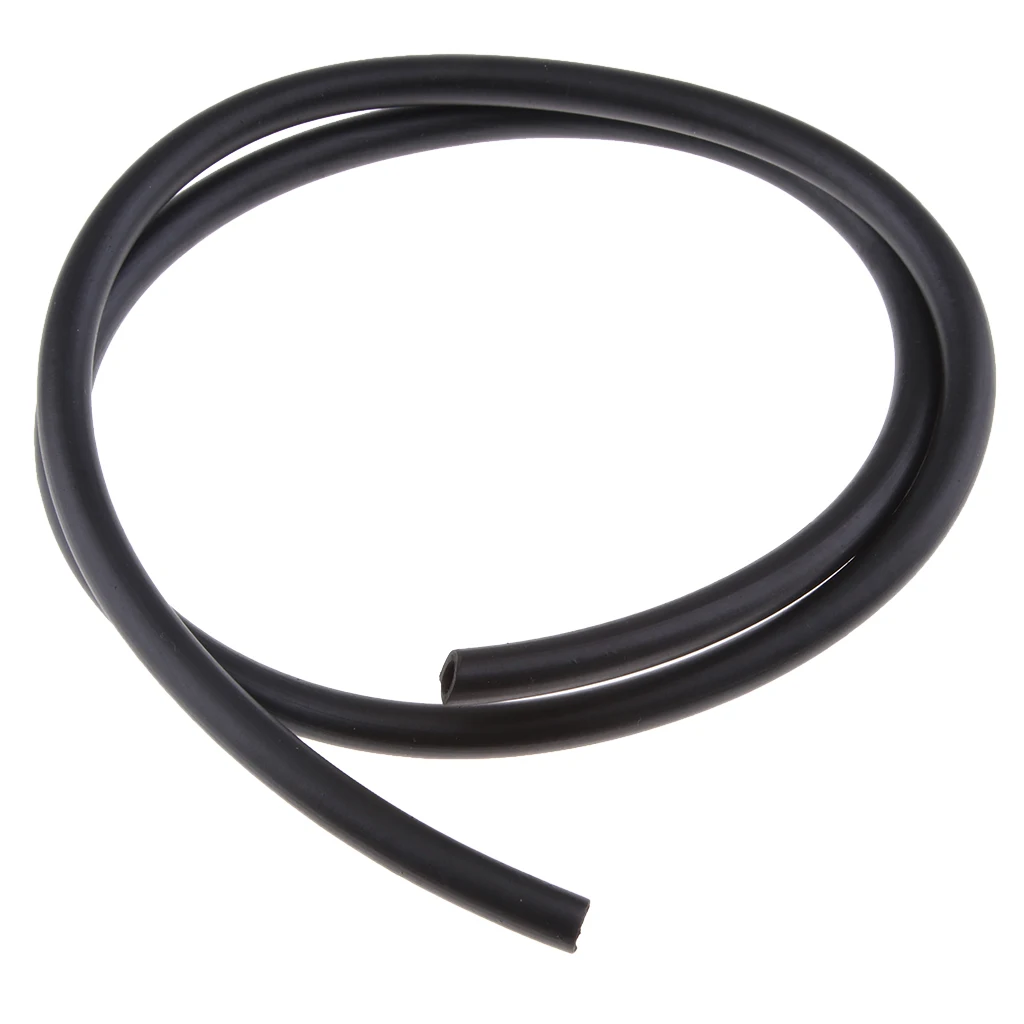 ID 5mm OD 8mm 100cm Rubber Fuel Tube Motorcycle Petrol Diesel Delivery Hose
