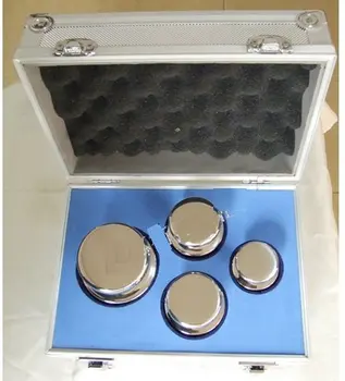 

Stainless Steel 4 Piece Class M1 Balance Scale Calibration Weight Kit Set, 1KG to 5KG(1kg 2kg 5kg