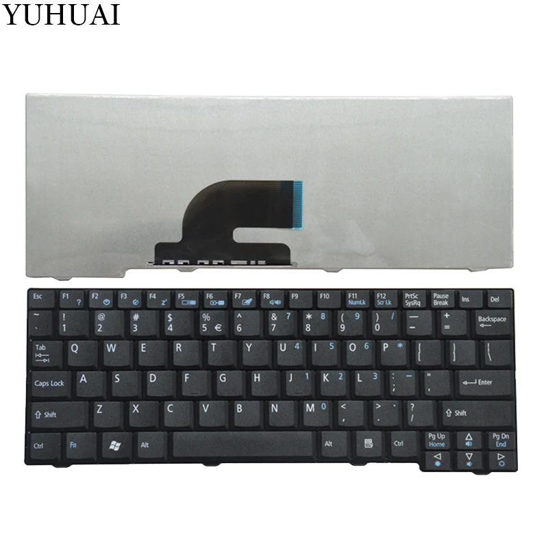 

US Laptop Keyboard for Acer Aspire One ZG5 D150 D210 D250 A110 A150 A150L ZA8 ZG8 KAV60 Emachines EM250 Black keyboard
