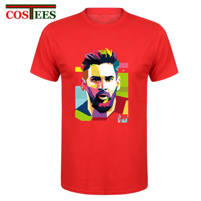 2017 Lionel Messi Shirts Barcelona Men's Short sleeve Messi T shirts